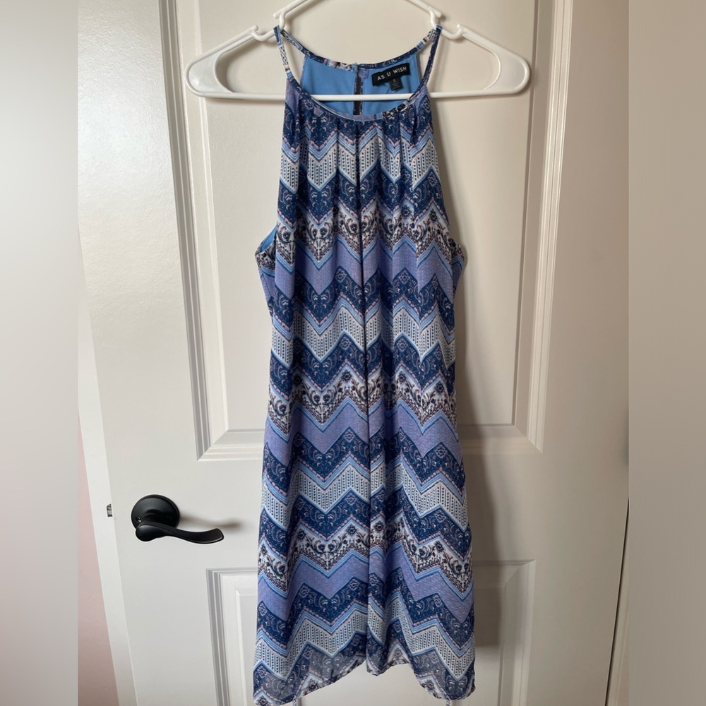 As U Wish Sleeveless Dress. Small